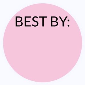 30 STICKERS - 2” ROUND - BEST BY LABELS TO FILL IN & INPUT EXPIRATION DATES